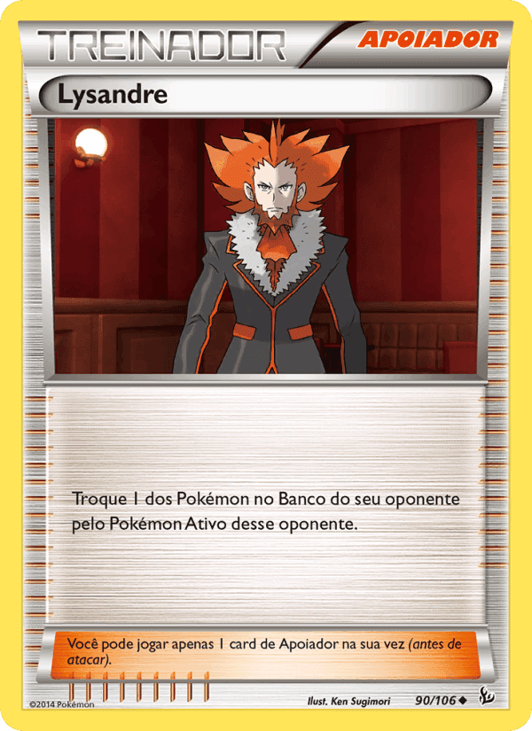 Lysandre, carta 90 de Flash de Fogo
