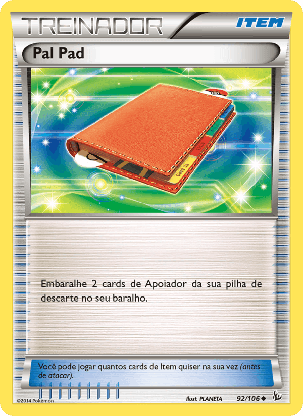 Pal Pad, carta 92 di Flash de Fogo