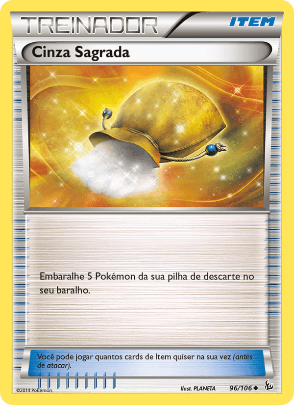 Cinza Sagrada, carta 96 de Flash de Fogo