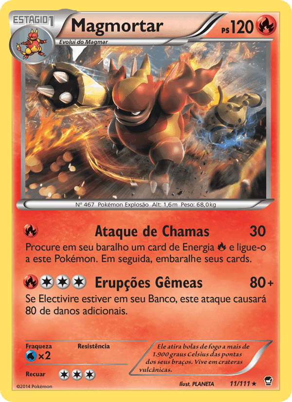 Magmortar, carta 11 de Punhos Furiosos