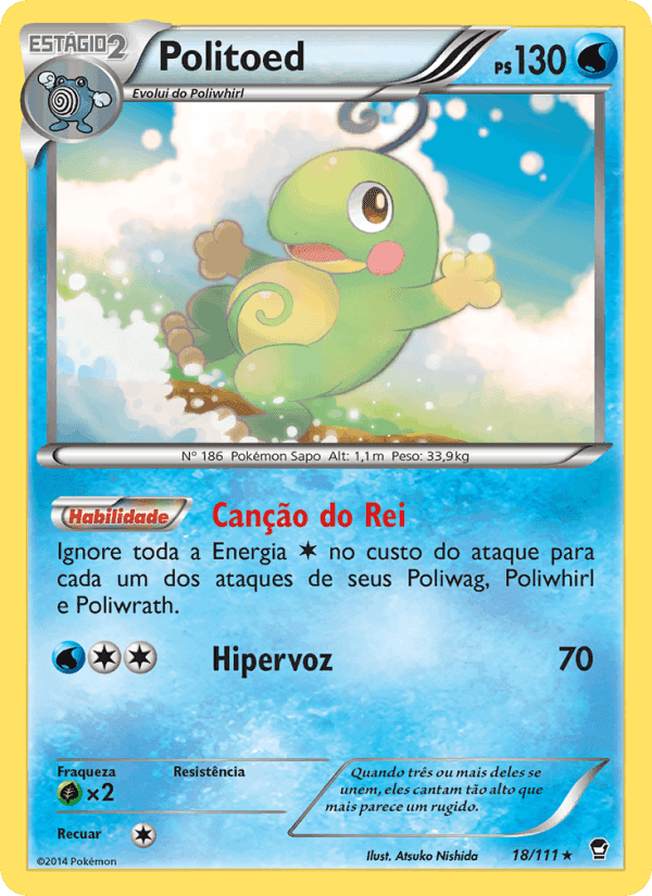 Punhos Furiosos の 18 番、Politoed