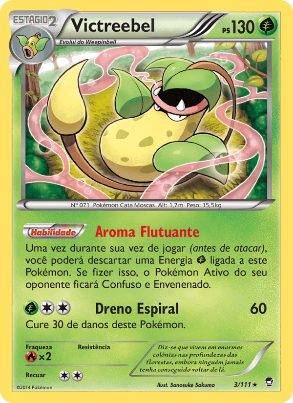 Victreebel, carta 3 de Punhos Furiosos