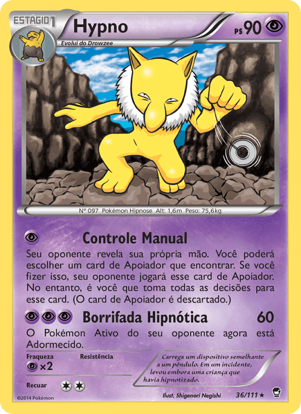 Hypno, carte 36 de Punhos Furiosos