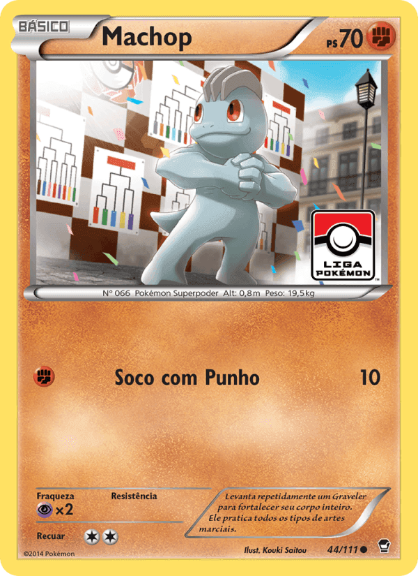 Machop, carta 44 de Punhos Furiosos