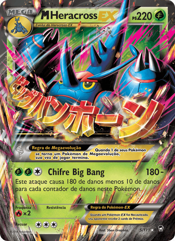 M-Heracross EX, carta 5 de Punhos Furiosos