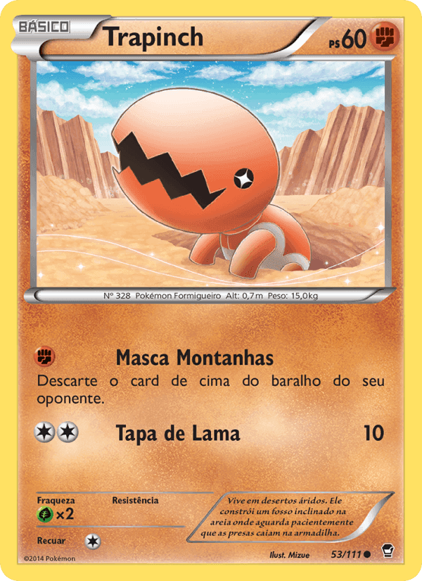 Trapinch, carte 53 de Punhos Furiosos