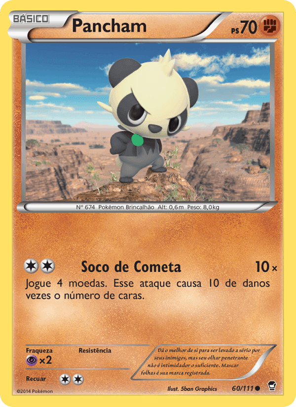 Pancham, card 60 from Punhos Furiosos