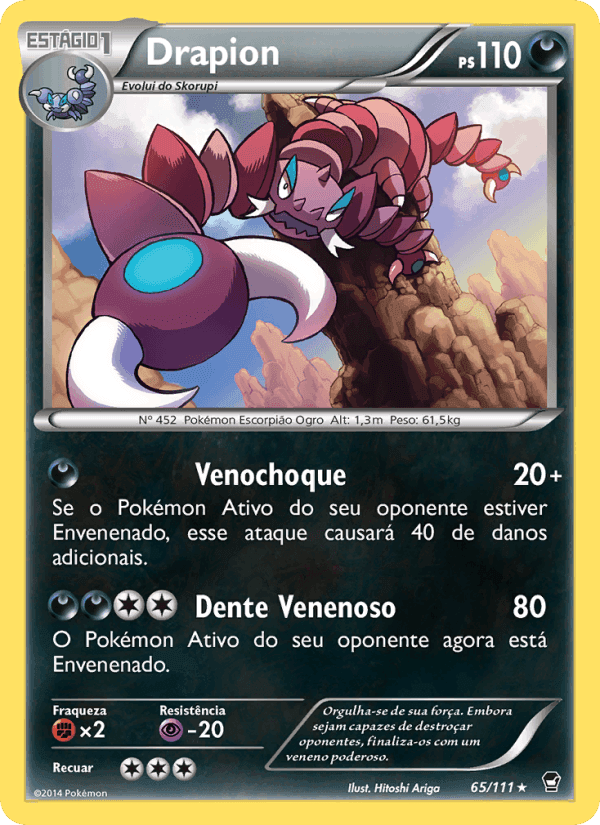 Drapion, carta 65 de Punhos Furiosos