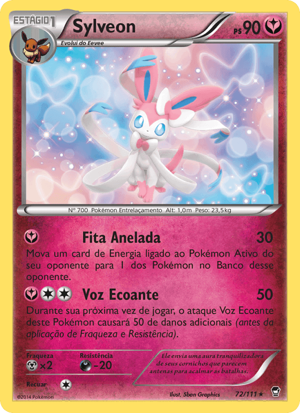 Sylveon, carta 72 di Punhos Furiosos