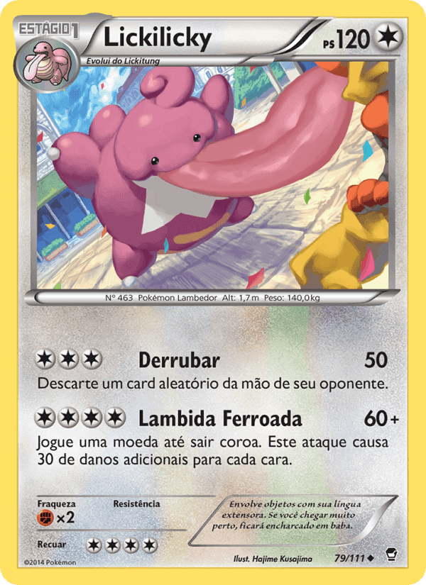 Lickilicky, carta 79 de Punhos Furiosos