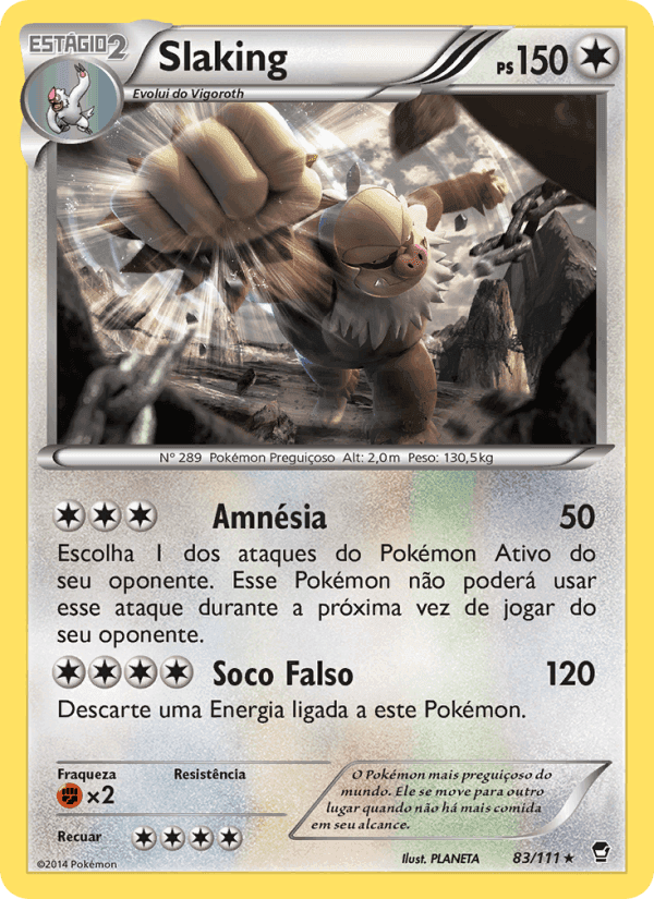 Slaking, carta 83 de Punhos Furiosos