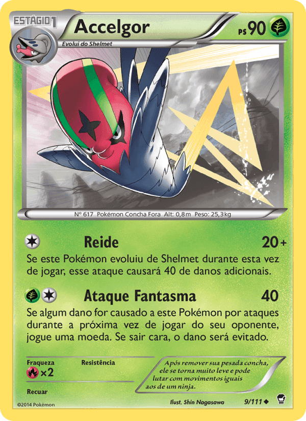 Accelgor, carta 9 de Punhos Furiosos