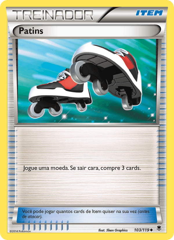 Patins, card 103 from Força Fantasma