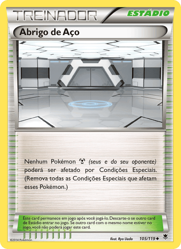 Abrigo de Aço, card 105 from Força Fantasma