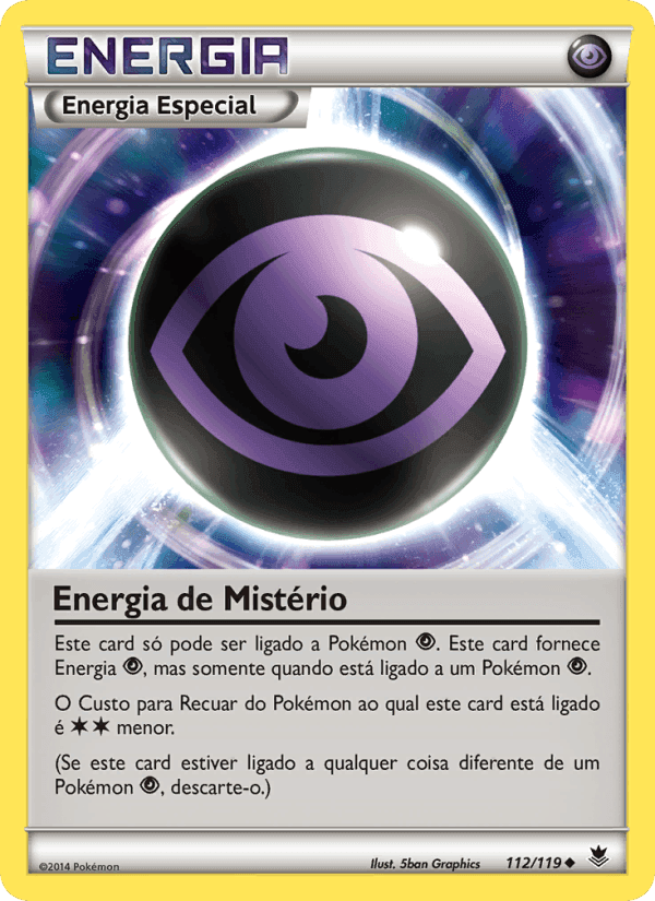 Energia de Mistério, card 112 from Força Fantasma
