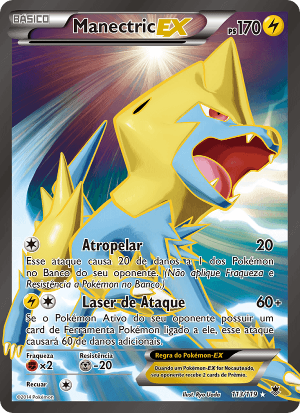 Manectric EX, carta 113 de Força Fantasma