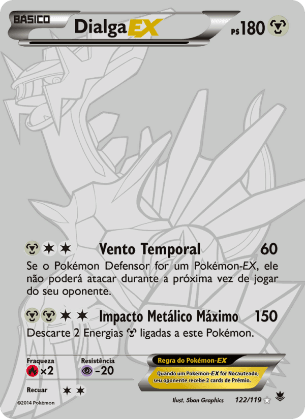 Dialga EX, carta 122 de Força Fantasma