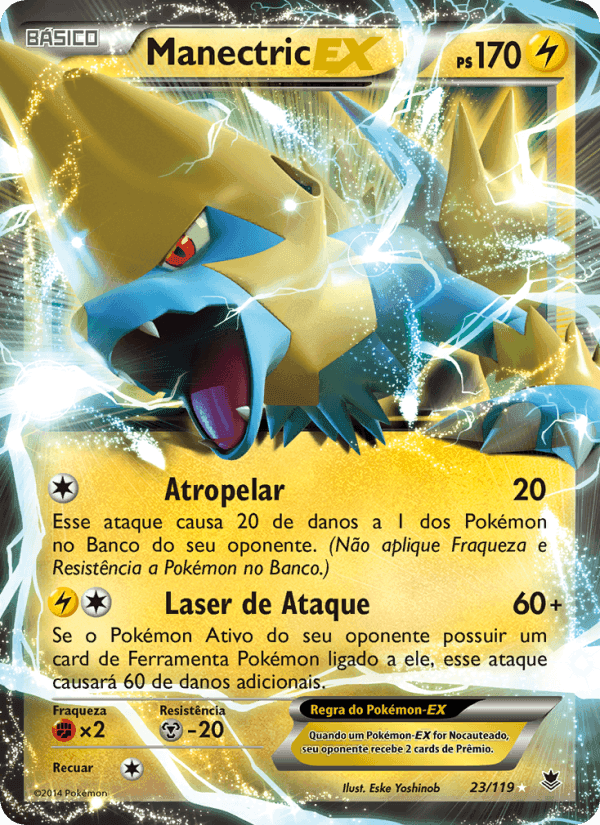 Manectric EX, carta 23 de Força Fantasma