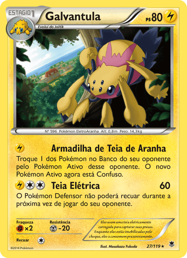 Galvantula, carta 27 de Força Fantasma