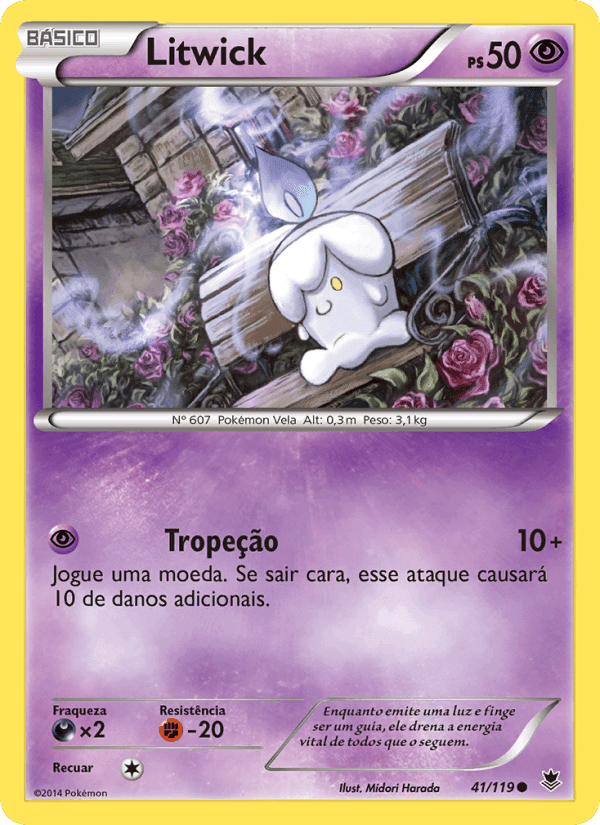 Litwick, carta 41 di Força Fantasma