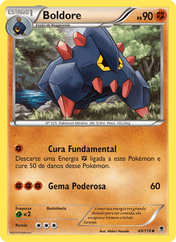 Boldore, card 49 from Força Fantasma