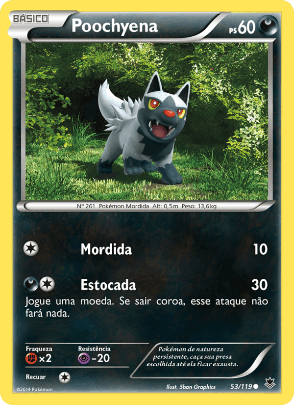 Poochyena, carte 53 de Força Fantasma