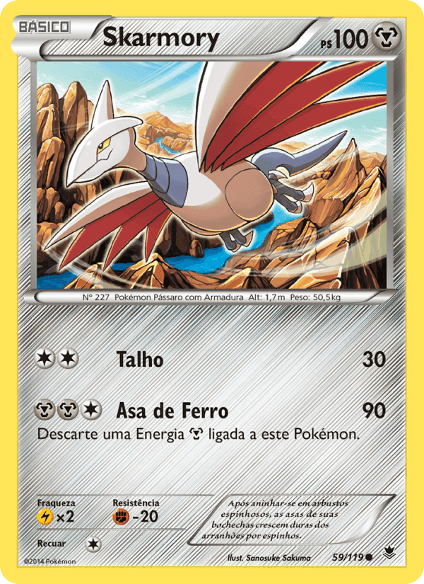 Skarmory, carta 59 de Força Fantasma