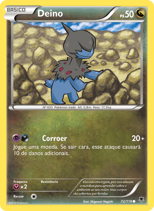 Deino, card 72 from Força Fantasma