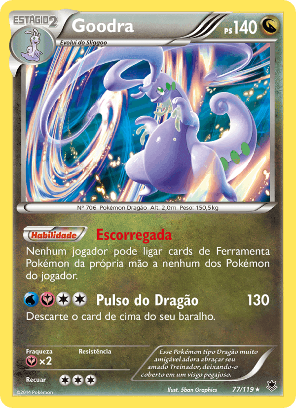 Goodra, carta 77 de Força Fantasma