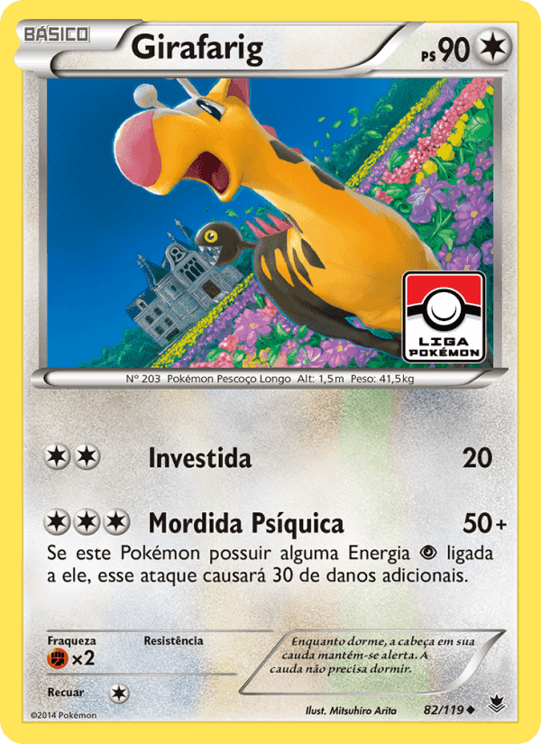 Girafarig, carta 82 de Força Fantasma