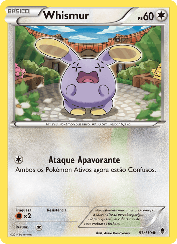 Whismur, carta 83 de Força Fantasma