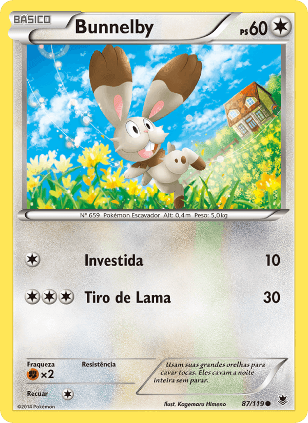 Bunnelby, carta 87 de Força Fantasma