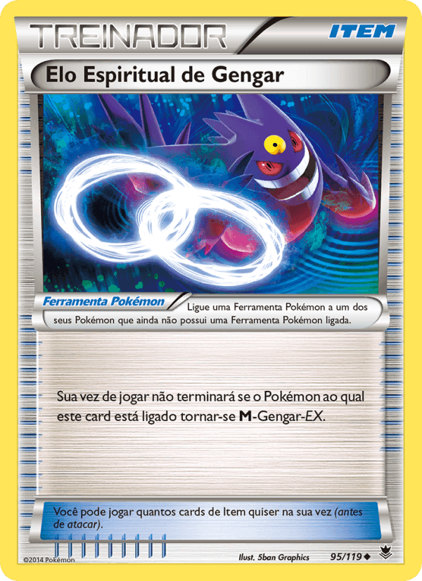 Elo Espiritual de Gengar, carta 95 de Força Fantasma