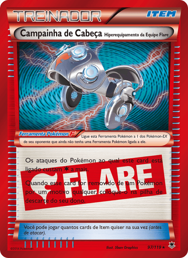 Campainha de Cabeça – Hiperequipamento da Equipe Flare, carta 97 de Força Fantasma