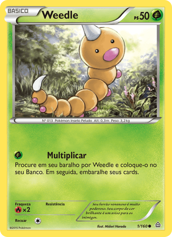 Weedle, carta 1 de Conflito Primitivo