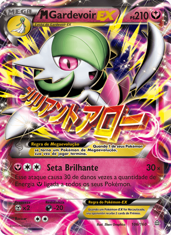 M-Gardevoir EX, carta 106 de Conflito Primitivo