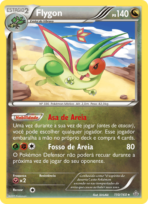 Flygon, carta 110 de Conflito Primitivo