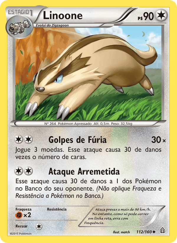 Linoone, carta 112 de Conflito Primitivo