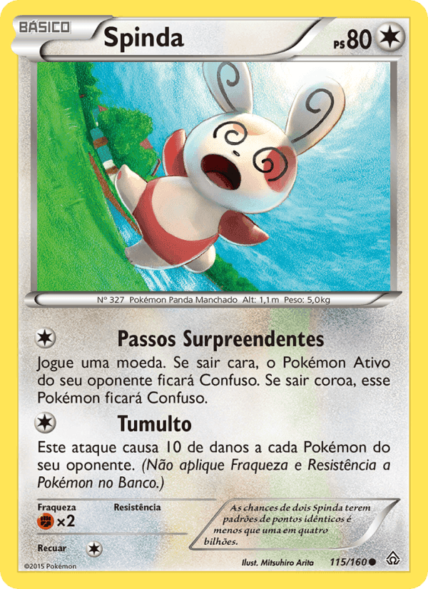 Spinda, carta 115 di Conflito Primitivo
