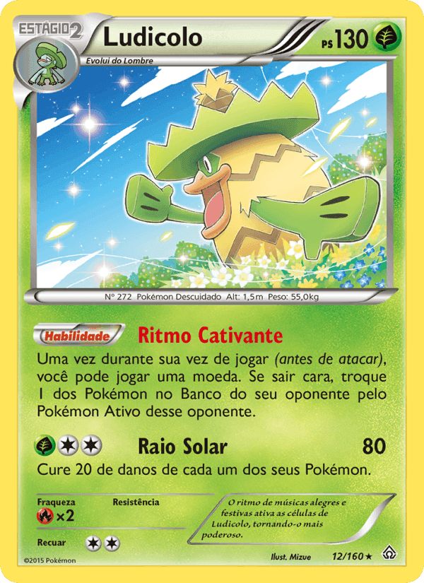 Ludicolo, carta 12 de Conflito Primitivo