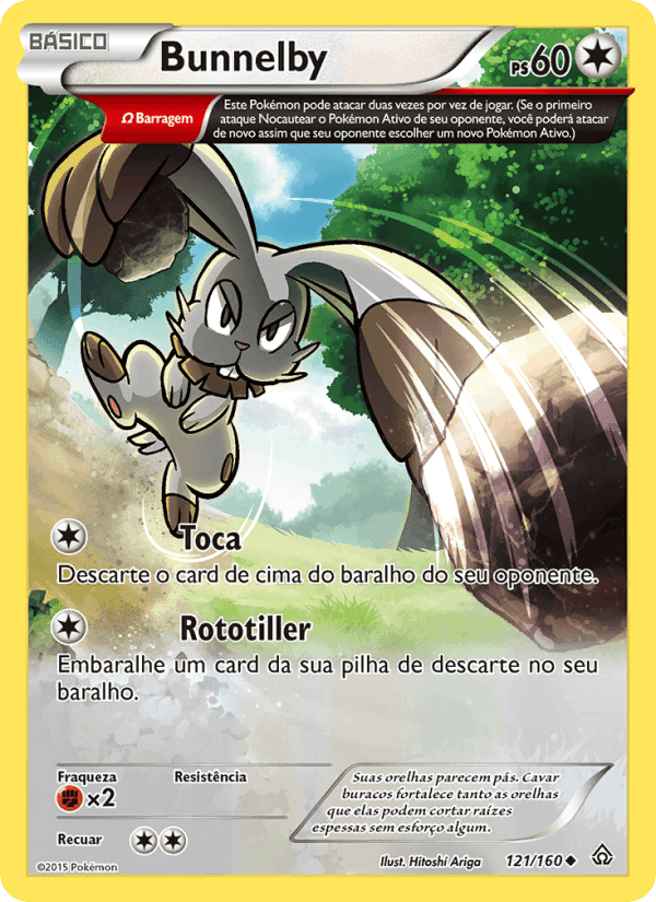 Bunnelby, carta 121 de Conflito Primitivo