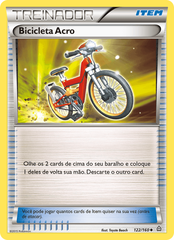 Bicicleta Acro, carta 122 de Conflito Primitivo
