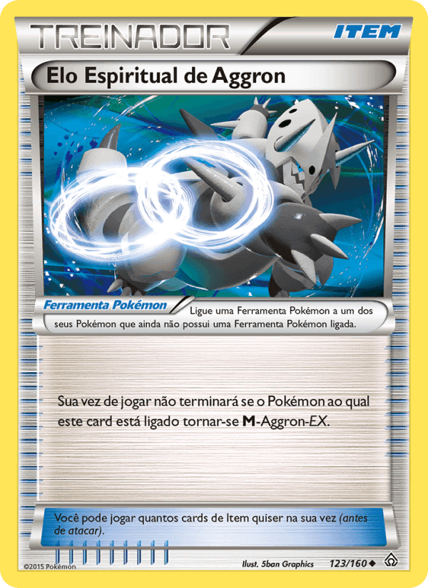 Elo Espiritual de Aggron, carta 123 de Conflito Primitivo