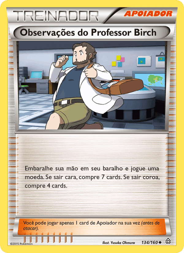 Observações do Professor Birch, carta 134 de Conflito Primitivo