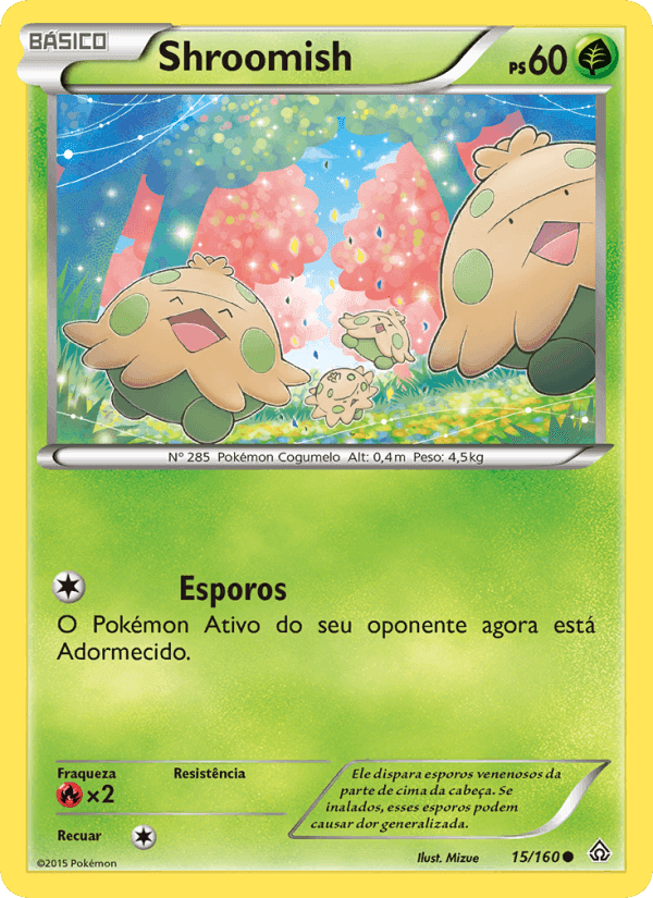Shroomish, carta 15 de Conflito Primitivo