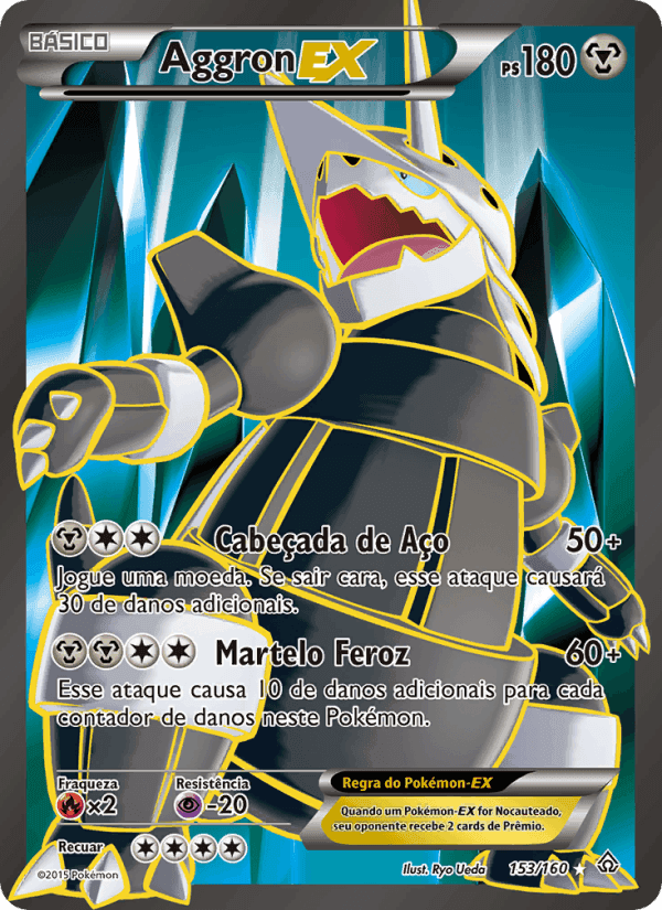 Aggron EX, carta 153 di Conflito Primitivo