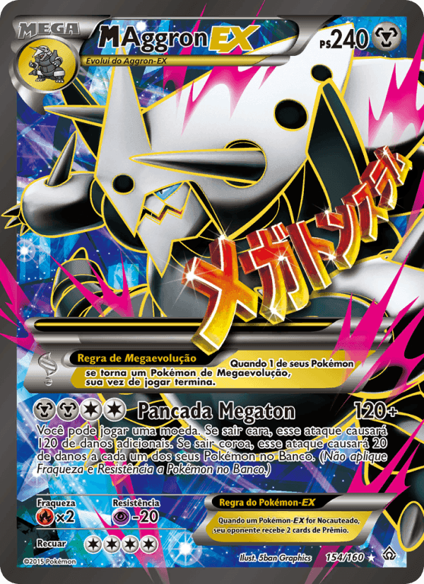 M-Aggron EX, carta 154 de Conflito Primitivo