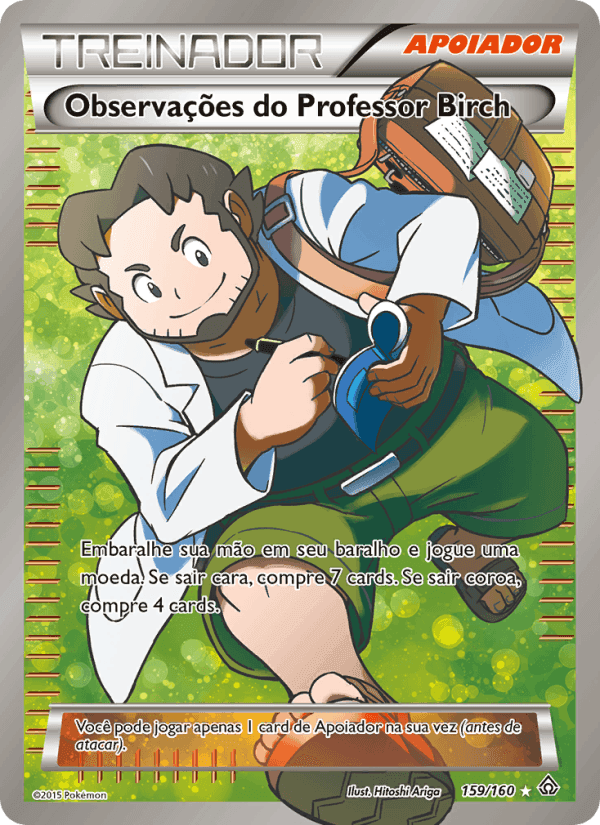 Observações do Professor Birch, carta 159 de Conflito Primitivo