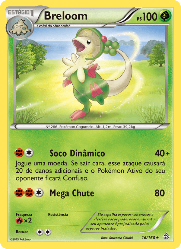 Breloom, carta 16 de Conflito Primitivo