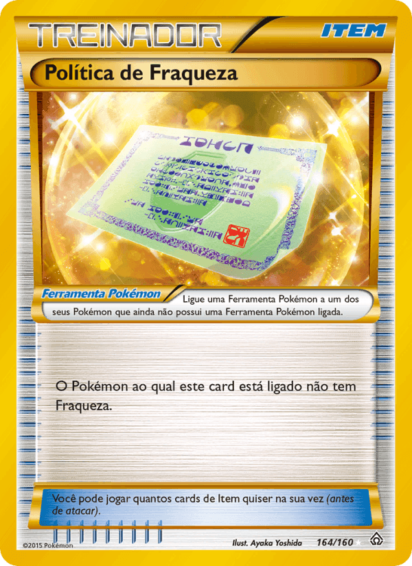Política de Fraqueza, card 164 from Conflito Primitivo